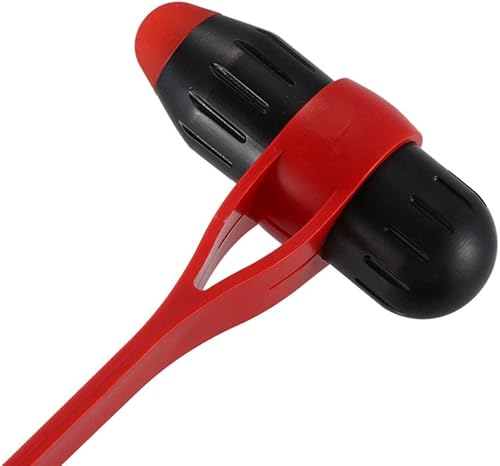 Miniatura 4 de Martillo de masaje para aliviar el estrés de la espalda y el cuerpo, masor de plástico de mano elástico flexible (A)