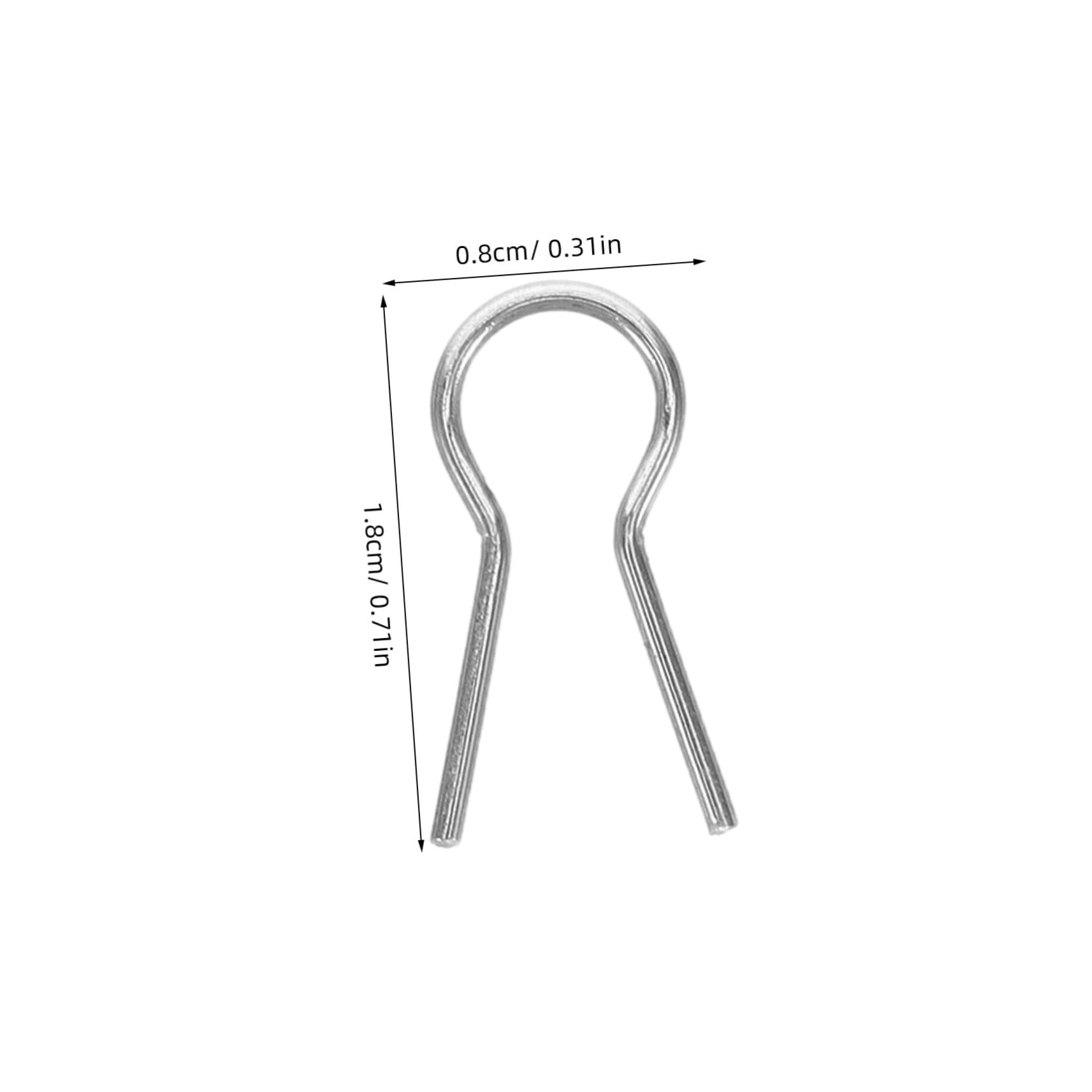 CIMAXIC DIY Pottery Crafting 100pcs High Temp R-Type Kiln Hanging Needles Nonstick Break Resistant