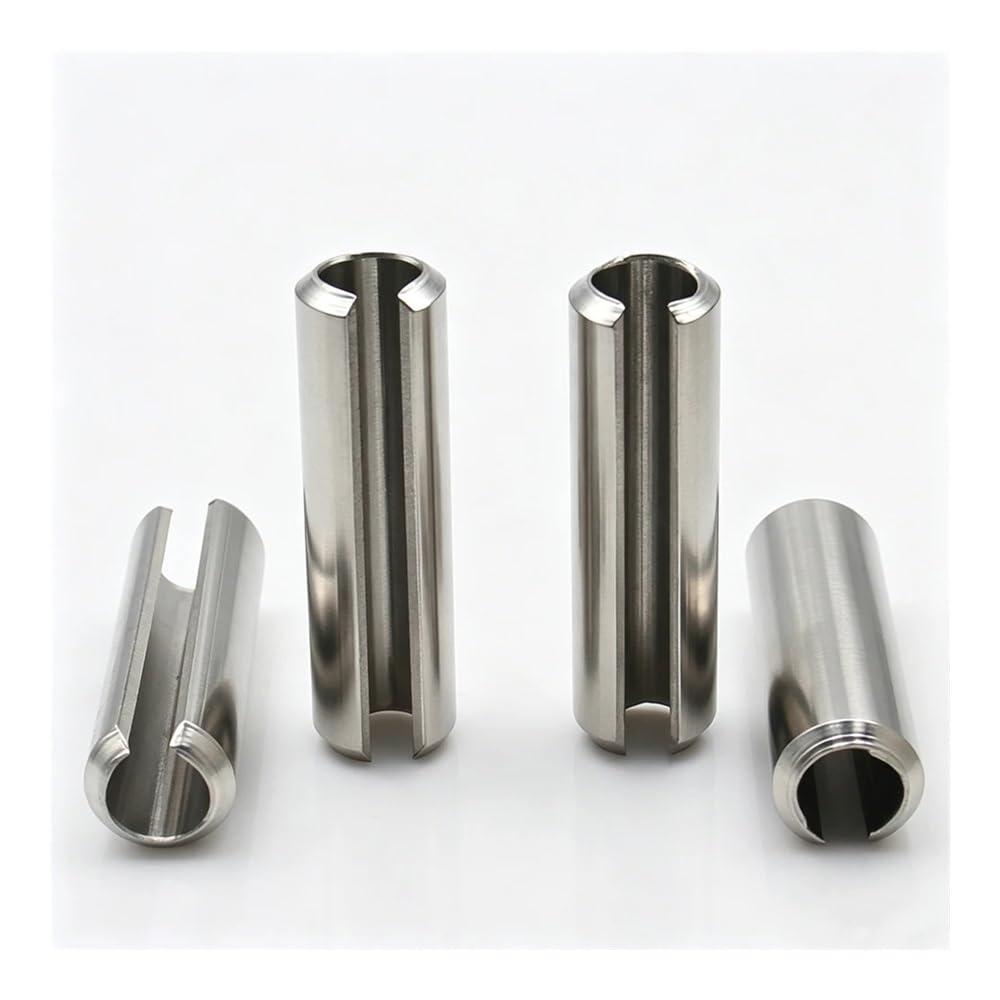 Piezas de repuesto 3-50 Uds 304 pasadores de resorte de acero inoxidable Split Hollow Roll Pin Hardware sujetador M1.5 M2 M2.5 M3 M3.5 M4 M5 M6 M8 M10 M12(80mm,M8 x10pcs)