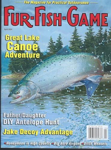Cowboys & Indians For Practical Outdoorsman Fur Fish Game Magazine April 2024 cover