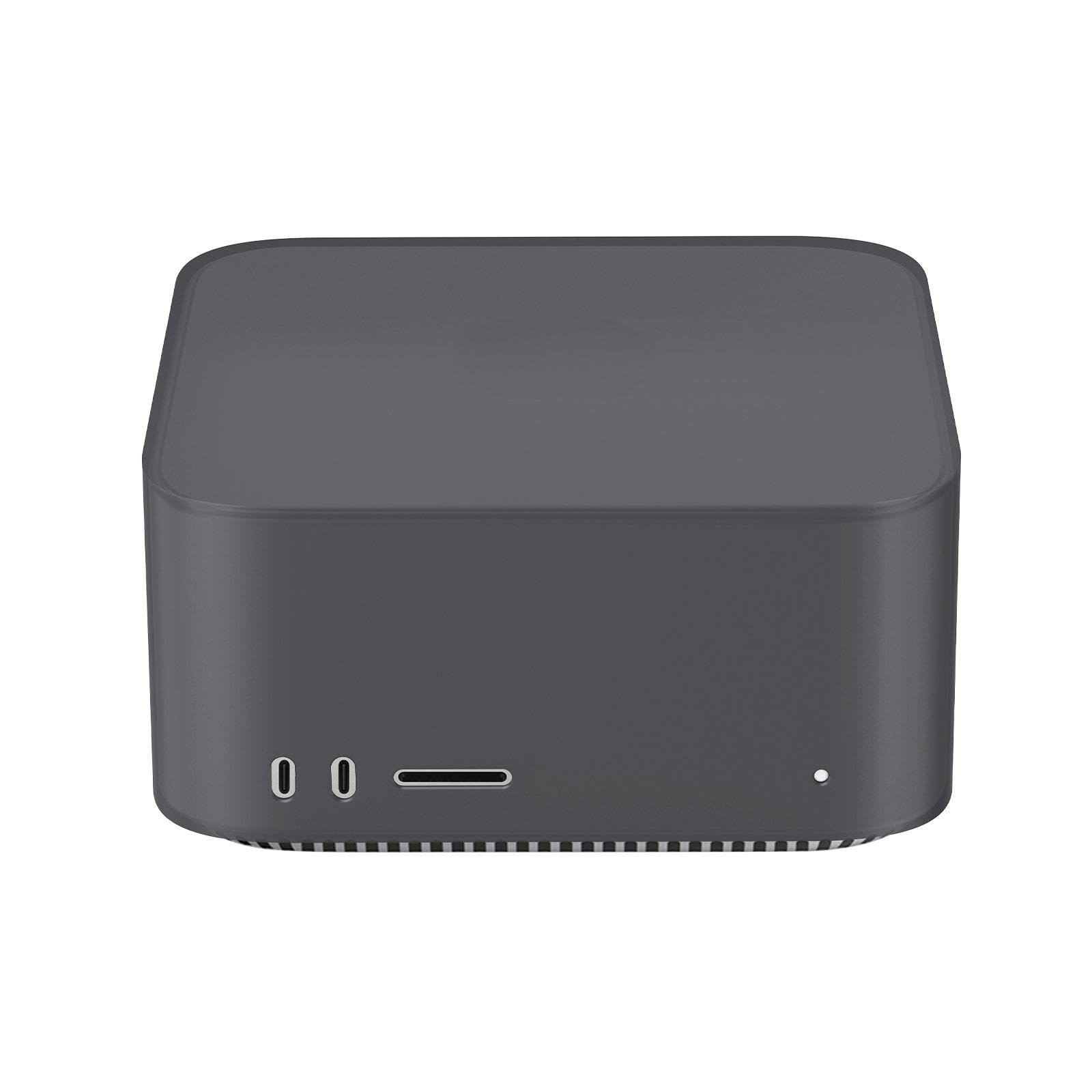Durable Soft Silicone Cover Host Protective Case for 2025 Model Mac Studio Scratch Dust Resistant Wear-Resistant with Ventilated Cooling Design Secure Snug-Fit Coverage with Port Accessibility