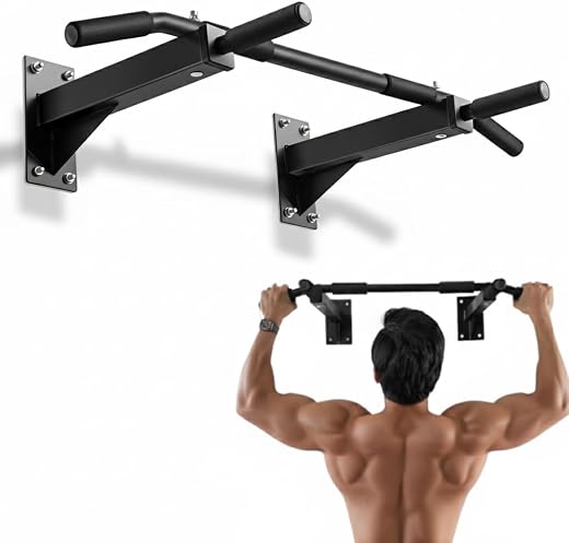 Slovic Pull up Bar for Home Workout [200 KG Load Capacity] | Pull up bar Wall Mounted | Gym Equipment for Home Workout | P