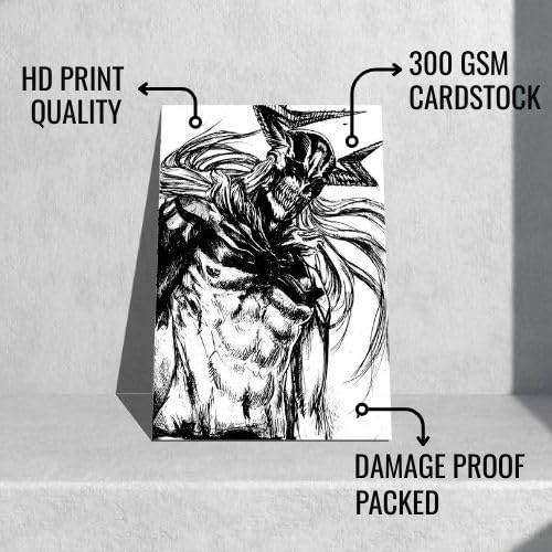 Image of Posternet Set of 12 Ichigo Kurosaki manga kit wall decor 300 GSM hard poster Bleach posters Paper Print (11.7 inch X 8.3 inch) Photographic Paper Photographic Paper (33 inch X 23 inch, Packed)