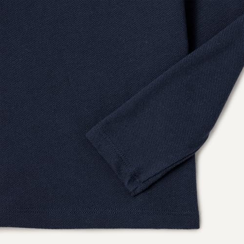 Image of Amazon Essentials Girls and Toddlers' Uniform Pique Long Sleeve Polo Shirt