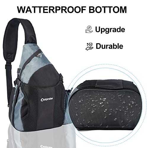 Dotpraise Disc Golf Bag With 3 Inside Disc Slots, Disc Golf Backpack Holds 12+ Discs For Beginner, Hobbyist, Adults, Teenagers #TOP3
