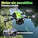 Morlyrctooy M18 4K FPV Drohne mit Bürstenlosem Motor Mini RC Quadcopter für Einsteiger 90° Einstellbare Kamera Optische Flusspositionierung