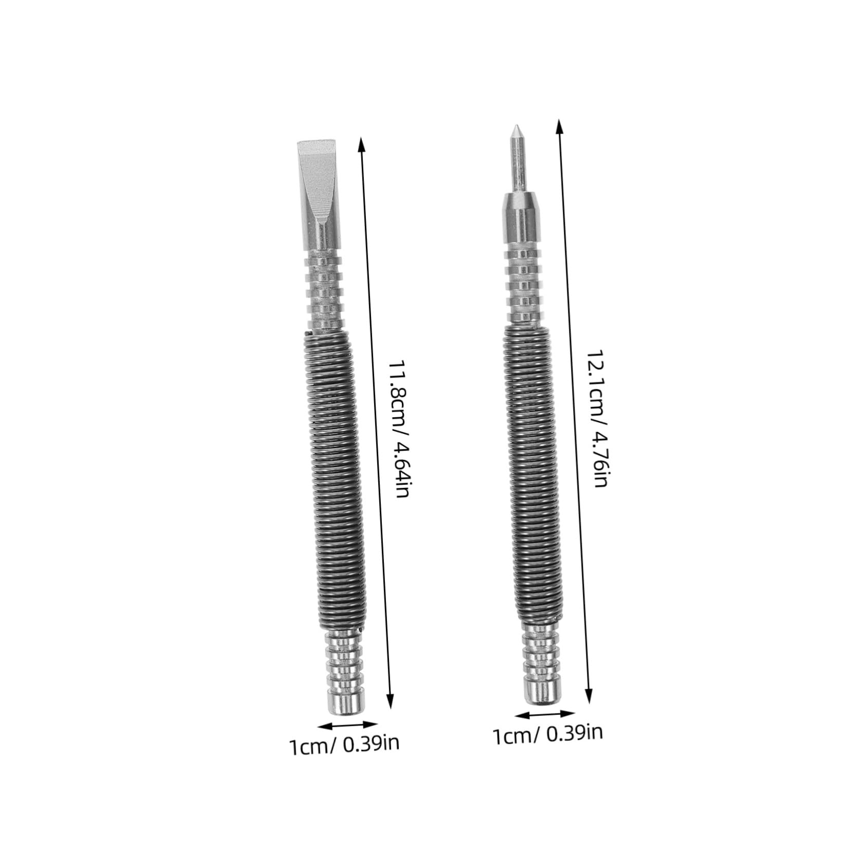 ARTIBETTER Carbon Steel Spring Nail Punch Set Spring Loaded Nail Setter for Wood Metal Glass