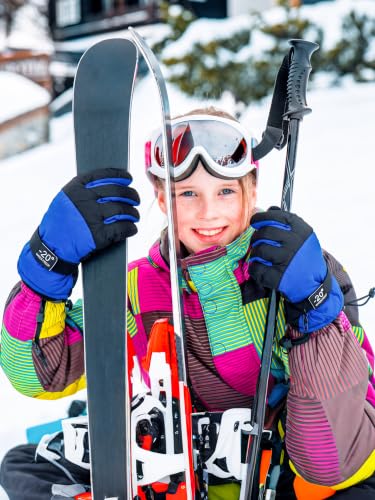 Image of Geyoga Kids Waterproof Winter Snow Ski Gloves