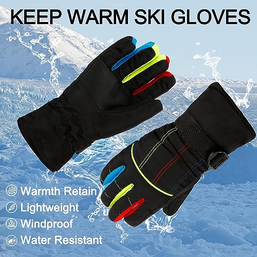 Kids Snow Gloves - Winter Waterproof Mittens for Girls4