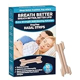 Breath Better Large Tan Nasal Strips, Extra Strength Anti Snoring Solution,Drug-Free,Works Instantly to Improve Sleep, Reduce Snoring,Relief Congestion Caused by Colds & Allergies 60 Pieces