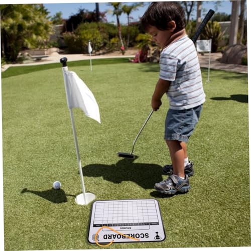 Pizarra de golf seca multiuso para puntajes, cartón miniatura 5