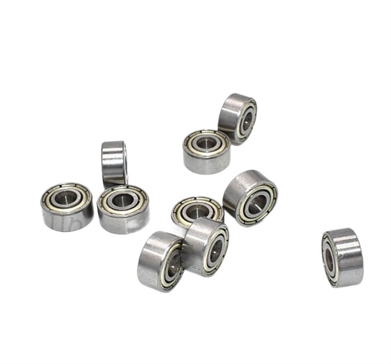 Rodamientos MR93ZZ de acero al cromo en pack de 10 unidades miniaturas de 3x9x4 mm