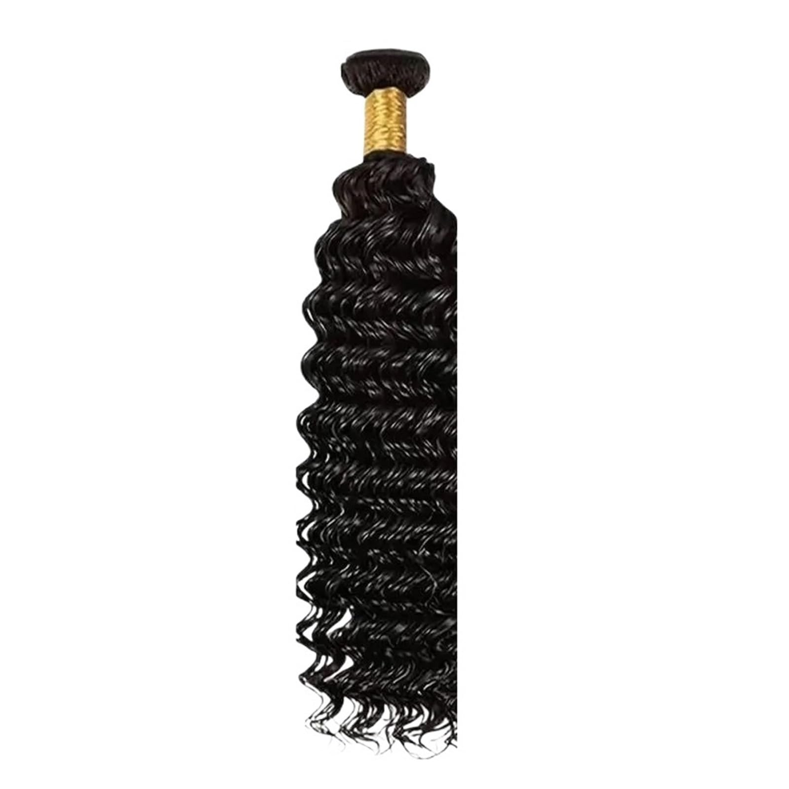 1 Stück Deep Wave Bundles Curly Weave Unverarbeitete Extensions for Frauen(12inches)