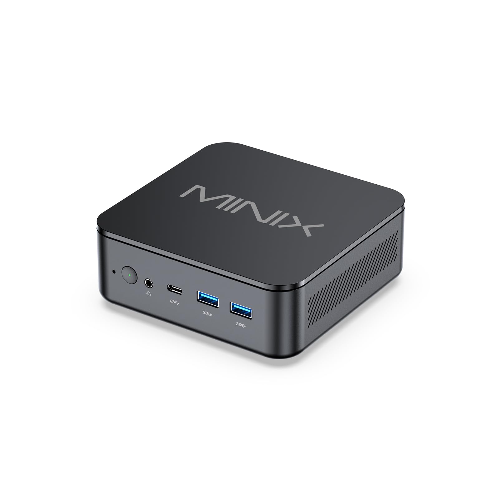 MINIX NR660LP Mini PC AMD Ryzen 5 6600H 16GB LPDDR5 512 GB SSD Win 11 Pro | Potrójny wyświetlacz 4K, USB-C, Dual LAN, WiFi 6E, BT 5.2 Micro Desktop do domu, biura i gier