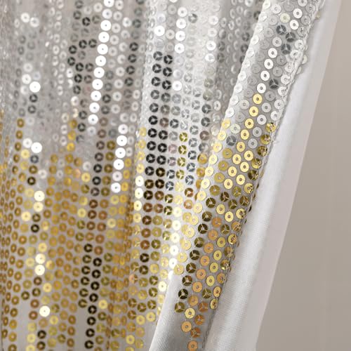 Lush Decor Night Sky Sequins Valance Curtain Single  - image 5