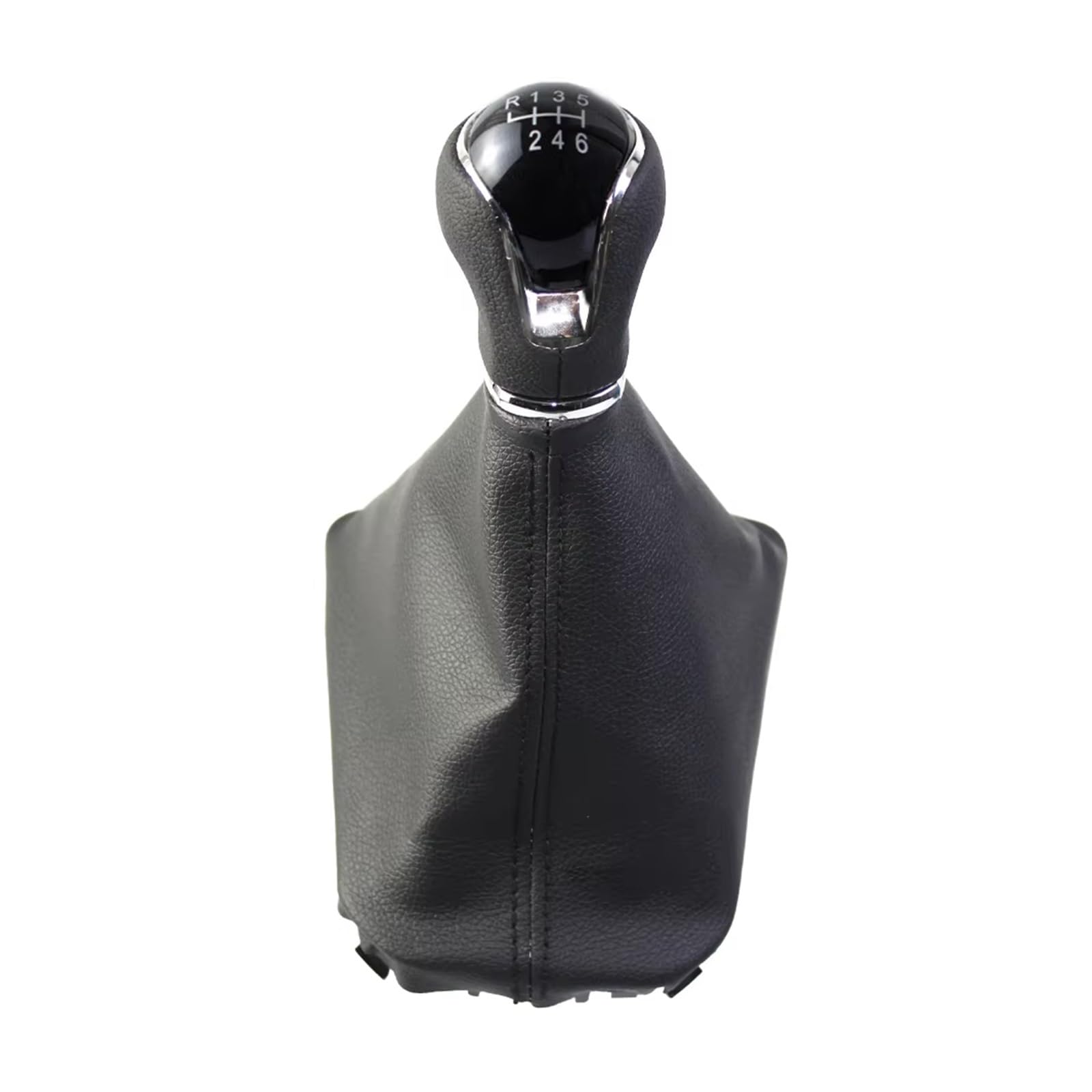 Ouvecr 6 Speed Car Shift Gear Knob Handle 6F0711113n For Seat For Ibiza V 6F For Arona Kj 2017-2025 Lhd 5/ Gear Shift Knob With Leather Shifter Gaiter Boot Cover Gear Shift Cover(6 Speed)
