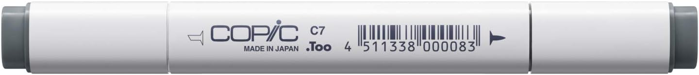 Copic Classic, Dual-Tip Alcohol Marker, C7-Copic, Cool Gray