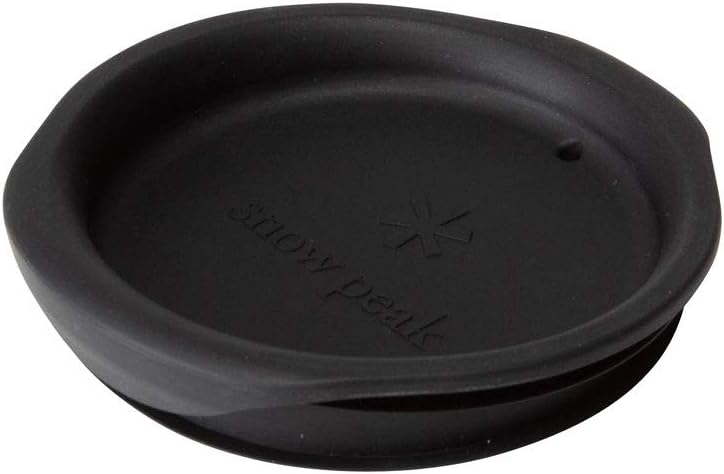 Snow Peak Unisex's Silicone LID for Double-Wall 450 Mug, Black