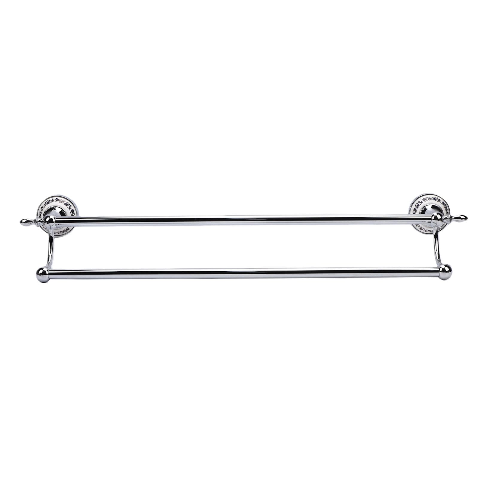 Jeffergarden Soporte de Toalla Doble Montaje en Pared, Cerámica Azul y