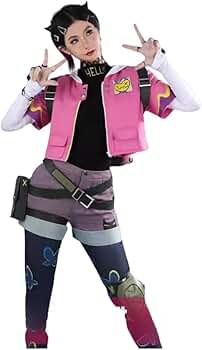 ♡ VALORANT クローヴ コスプレ 衣装 高品質 ♡ Amazon | [小さな店] VALORANT ヴァロラント クローヴ コスプレ