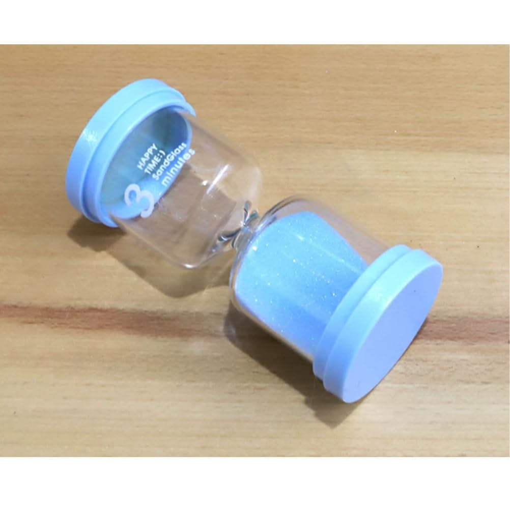 Clessidra Montessori, Set di Clessidre Colorate da 1/3/5 Minuti, Clessidra in Plastica Infrangibile e Durevole (3 Pezzi)