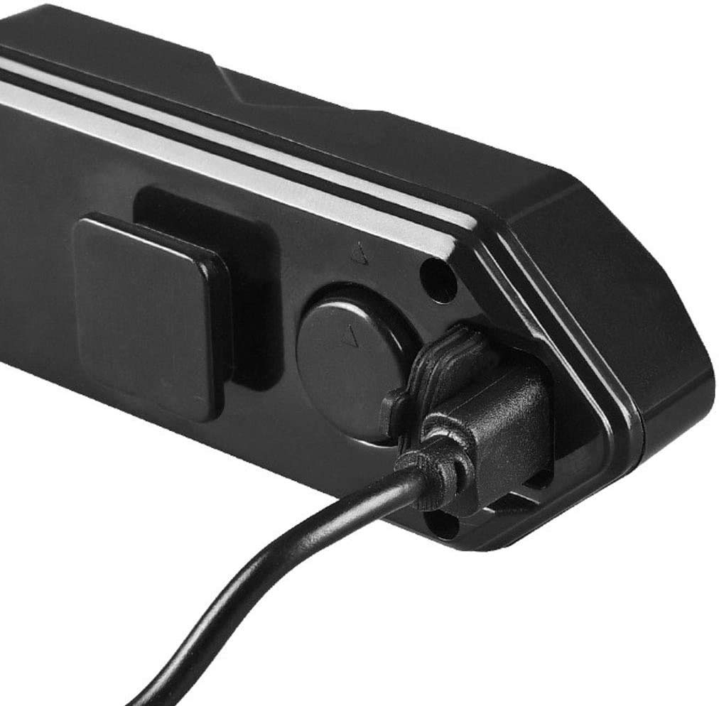 Luz de la cola de la bicicleta con señales de giro-Control remoto inalámbrico A prueba de agua Bicicleta Traslight-USB Recargable Ultra brillante Advertencia Bicicleta Freno de bicicleta Luces tr