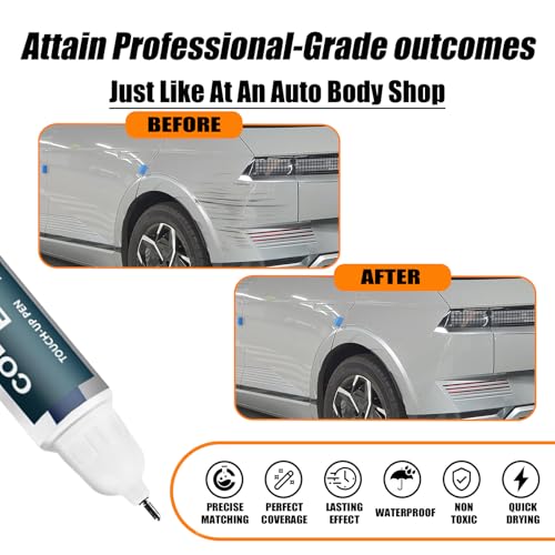Image of Touch Up Paint Compatible with Honda /Hyundai, Car Paint Pen Scratch Repair Two-In-One Touch Up Paint, Premium Car Scratch Remover for Deep Scratches