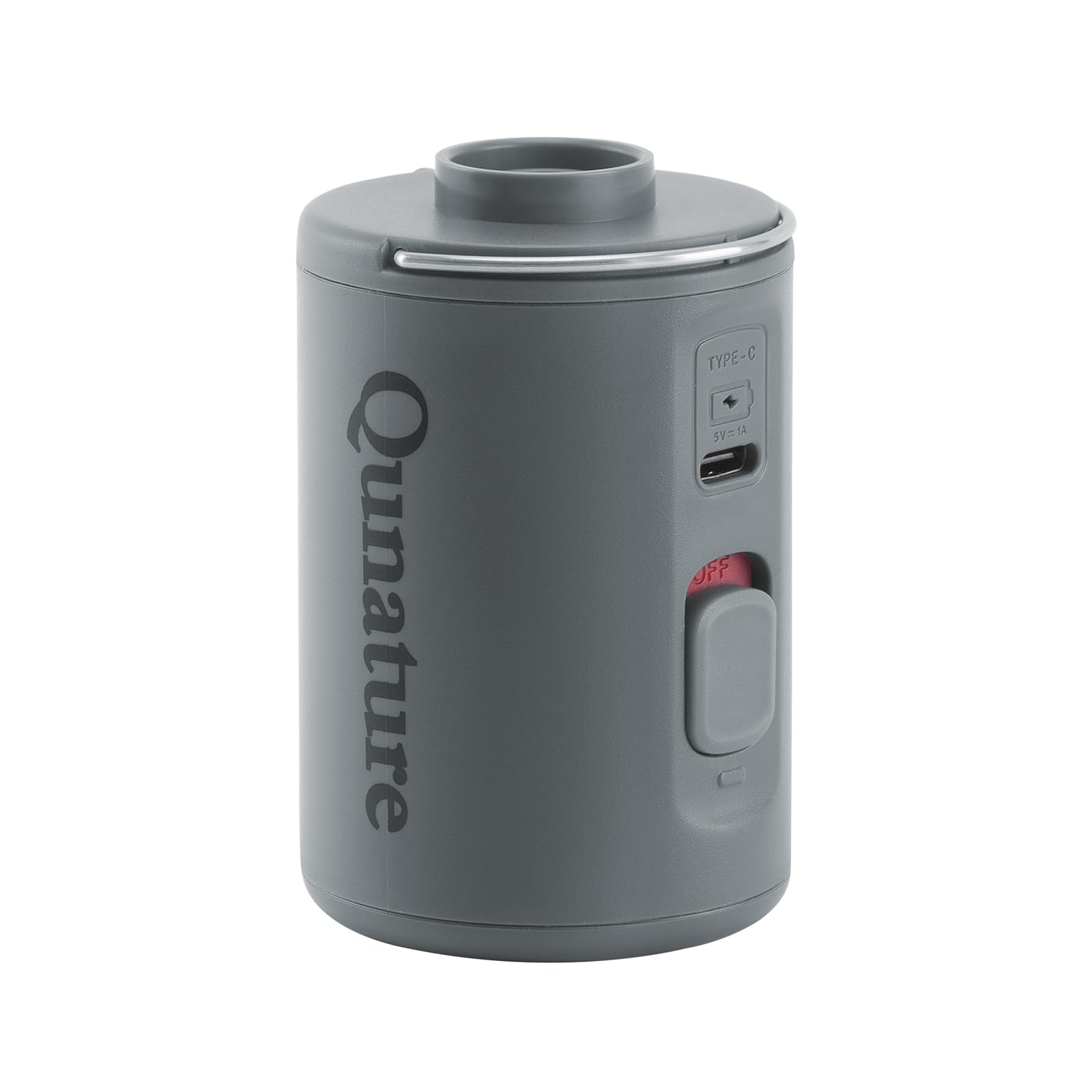Pompa Elettrica Portatile per Materasso, Pompa Sottovuoto da Viaggio 4 kPa(160 L/min), con 5 Ugelli d'Aria per Letto Gonfiabile, Campeggio, Escursionismo