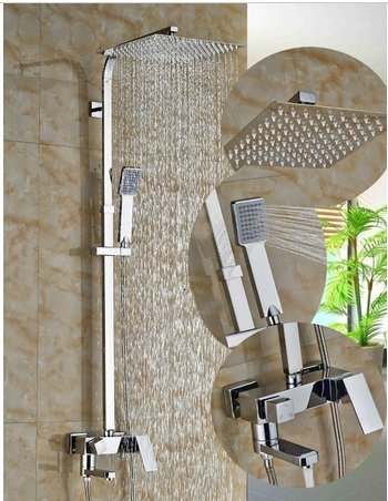 Douche avec mitigeur chaud froid Gowe pour une salle de bain moderne et relaxante