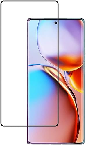 Miniatura 5 de Protector de pantalla de vidrio templado negro 3D para Motorola Moto Edge Plus 2023 (2 unidades)