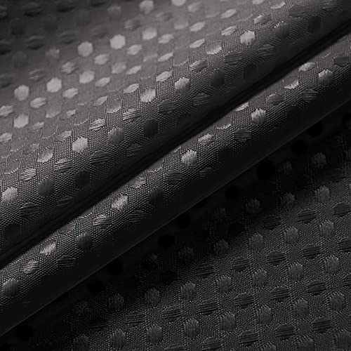 Mrs.naturall Black And White Waffle Weave Fabric Shower Curtain Set With Hooks,Waterproof Modern Shower Curtains For Bathroom,Cute Ombre Dark Grey Cloth Bathroom Shower Curtain Sets,72X72 Inches #TOP7