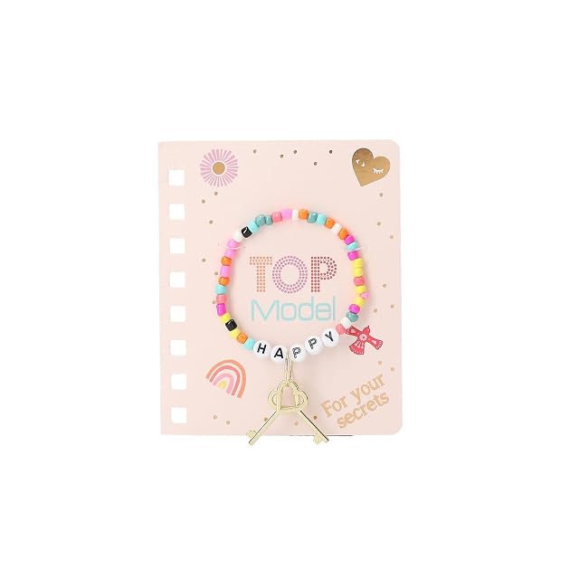 Foto 2 de 6 de Depesche 13269 TOPModel - Agenda con cierre de corazón y pulsera, libro en color rosa, con motivo de modelo…