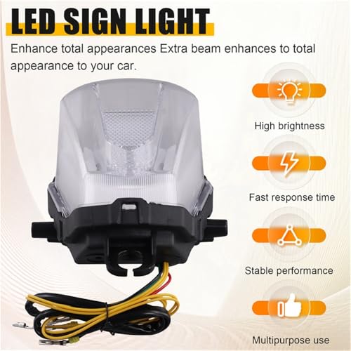 Luz trasera de motocicleta para rutas nocturnas seguras en GSXR1000R de 2017 a 2024 7