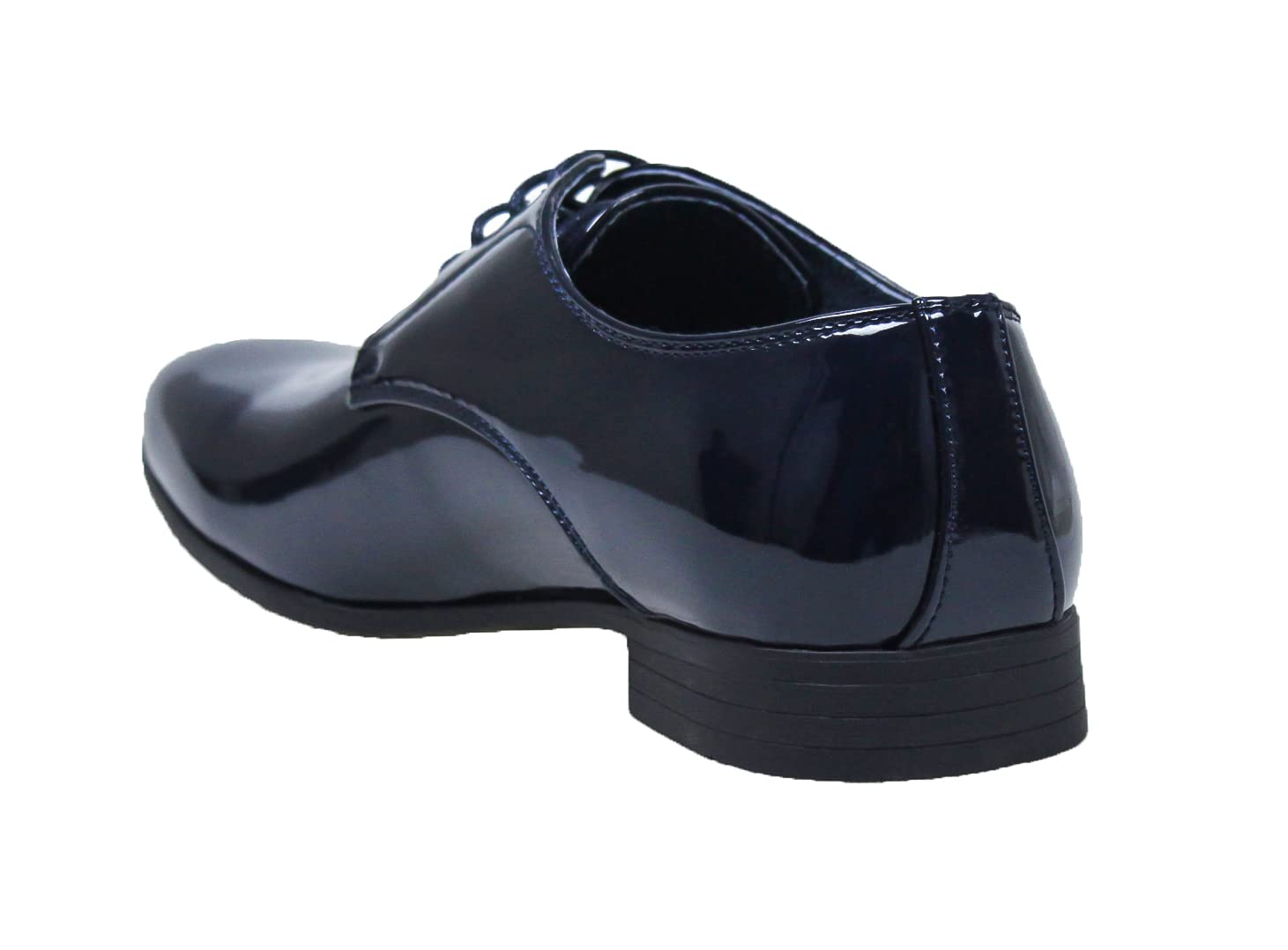 Zapatos de hombre Class azul oscuro charol Man's Shoes Elegantes Ceremonia