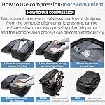 60L Expandable Backpack for Air, Vacpack Backpack with Vacuum Compression,travel backpack vacuum compression - Image 2