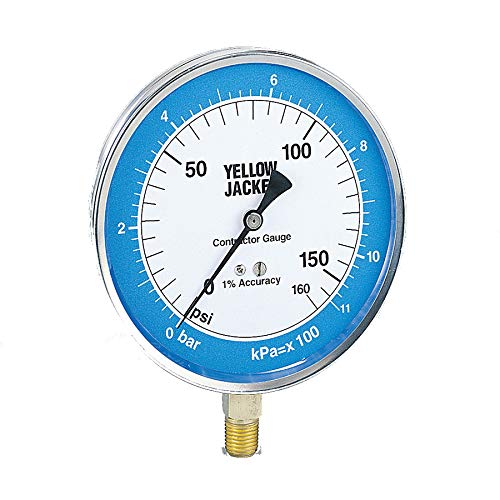 Yellow Jacket 49445 41/2" Stainless Gauge, 0160 psi Industrial