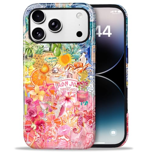 Coque iPhone 17 Pro Max motif poisson européen, étui esthétique d'été pour fille et femme