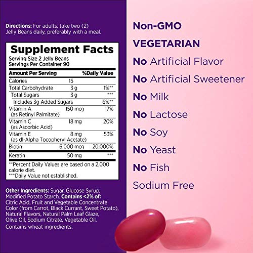 Nature'S Bounty Optimal Solutions 31388 Advanced Hair, Skin & Nails Jelly Beans thumb #5