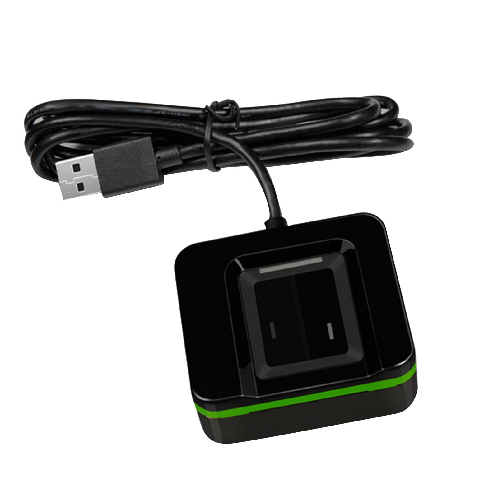 Czytnik Linii Papilarnych USB, Biometryczny Skaner Linii Papilarnych USB, Urządzenie Kablowe o Długości 5,9 Stopy z funkcją Szybkiego Dopasowywania, Idealne do Komputerów PC i Systemów