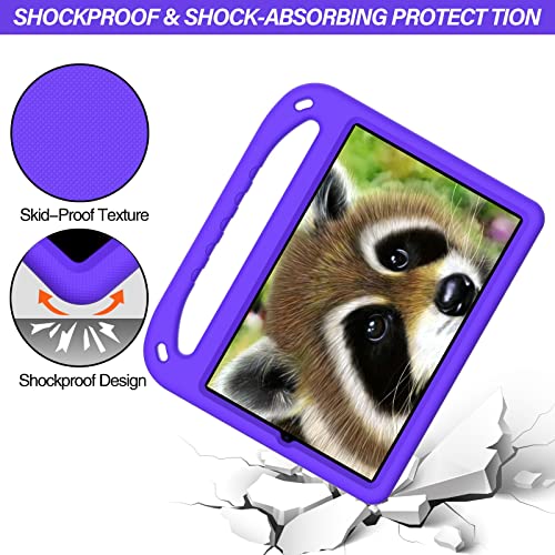 Coque antichoc enfant violette résistante pour usage quotidien - 2