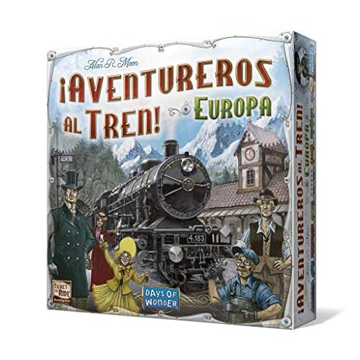 Unbox Now - ¡Aventureros al Tren! Europa - Juego de Mesa en Español