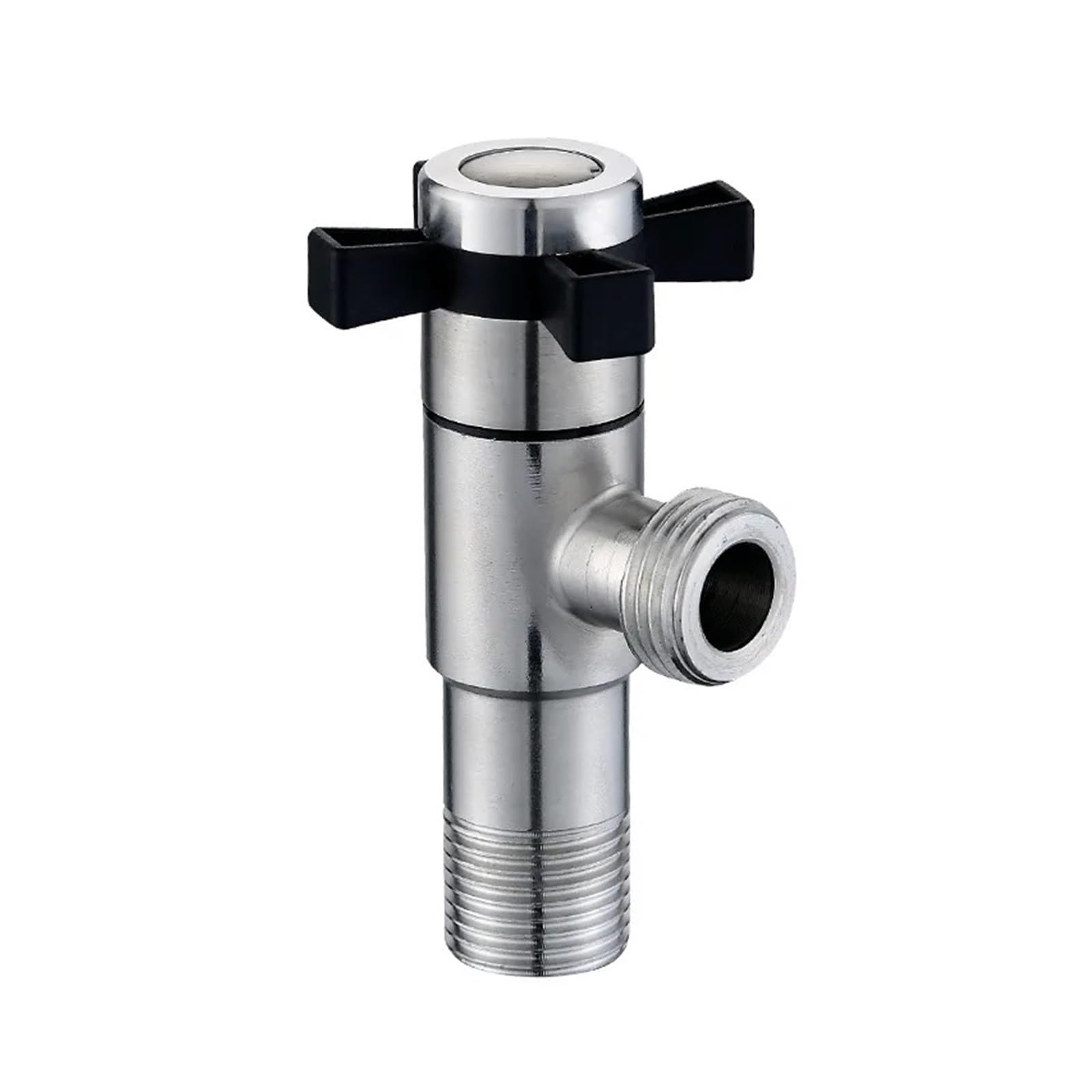 tap Angle Valve, Stainless Steel Angle Valve Inlet Faucets Single Outlet Water Stop Valves Toilet Kitchen Bathroom Accessories