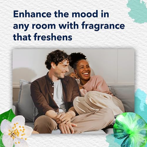 Image of Glade PlugIns Refills Air Freshener, Dewdrop Petals, Scented and Essential Oils for Home and Bathroom, 0.67 Fl Oz, 5 Count