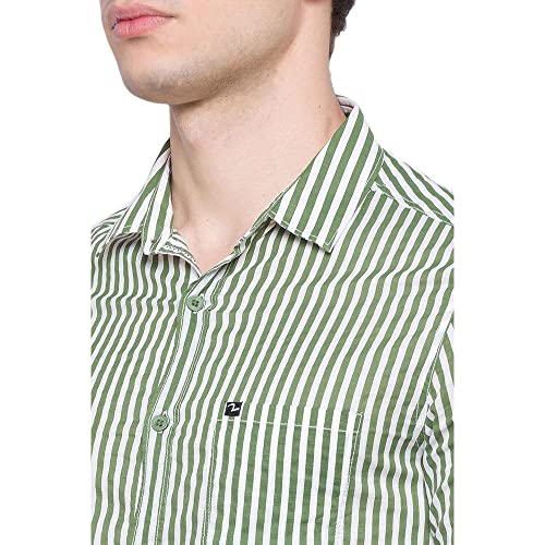Image of Spykar Men's Checked Slim Fit Shirt
