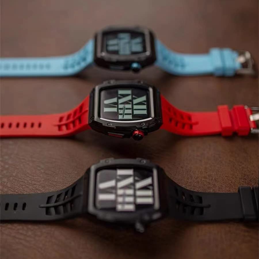 Protéger Apple Watch 44mm avec un Boîtier Antichoc et Bracelet Caoutchouc - 4