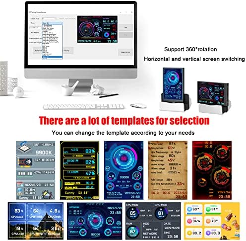 Monitor Portátil Mini IPS de 3.5 Pulgadas Resolución QHD miniatura 4