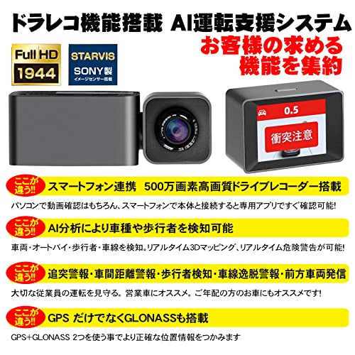 MINIEYE C1 ドライブレコーダー運転支援ADAS