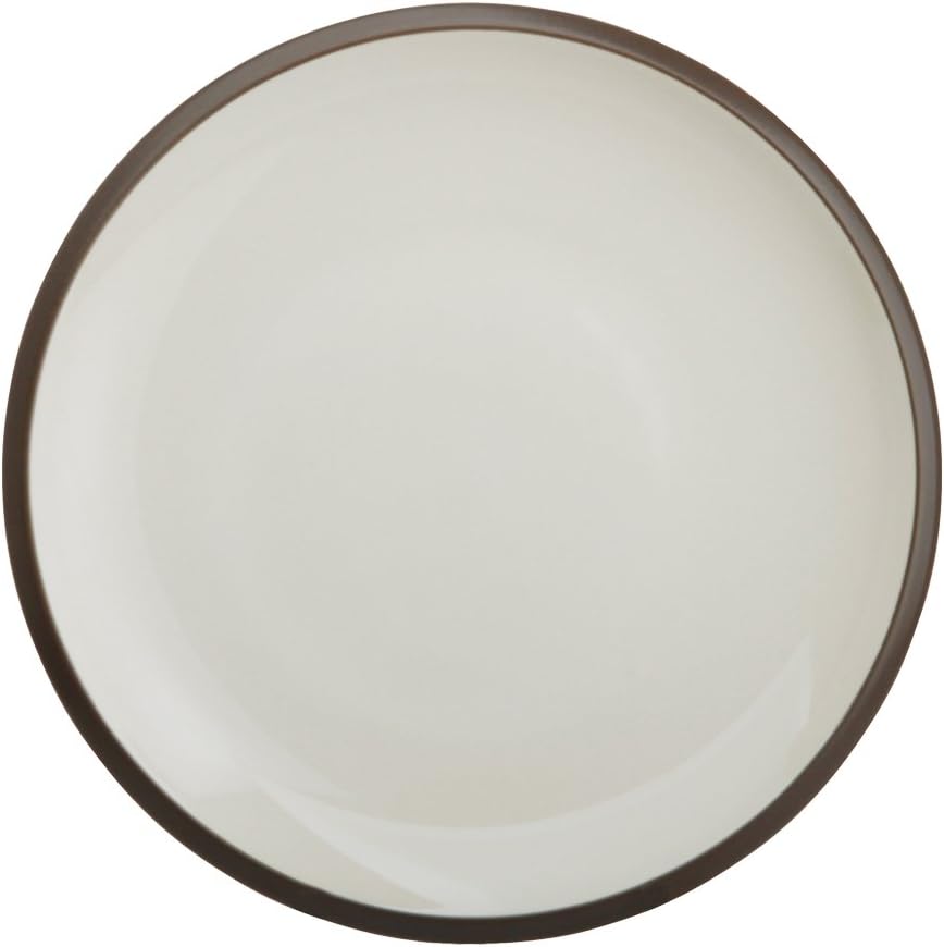 Avet Spain Set of 6 Stoneware Dinner Plates, Cream, 27.5 x 27.5 x 2.52 cm