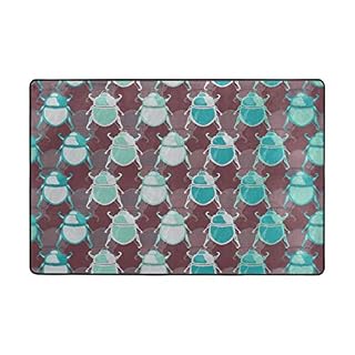 MONTOJ Tapis de Sol résistant à l’usure Motif Beatles, Polyester, 1, 72 x 48 inch - Les Beatles, Paul McCartney, John Lennon, RIngo Starr, George Harrison MONTOJ Tapis de Sol résistant à l'usure Motif Beatles, Polyester, 1, 72 x 48 inch – Image 2