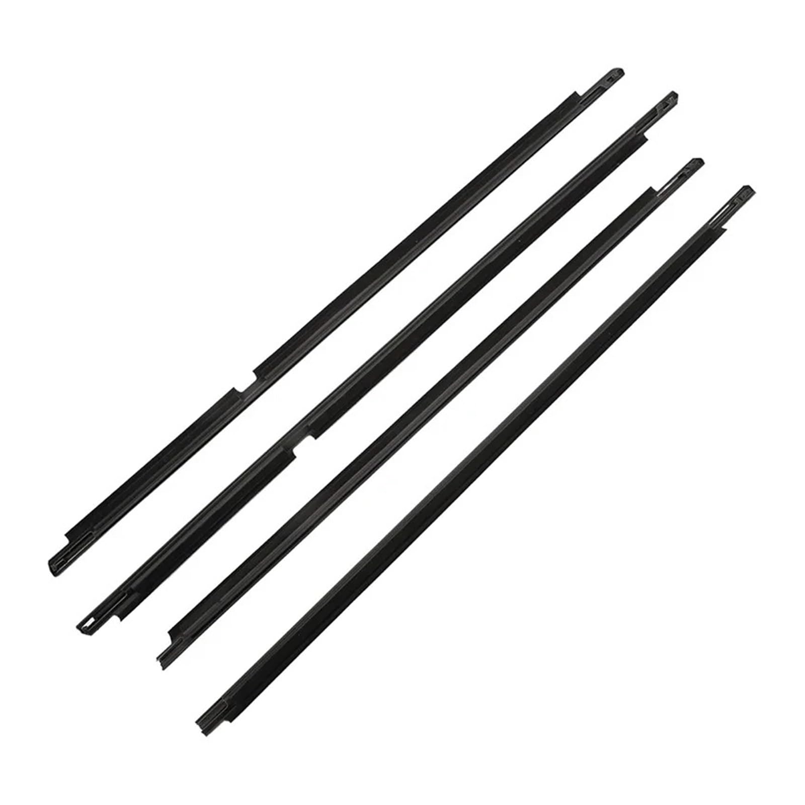 Watjcse Black 4Pcs Window Rubber Trim Compatible With Toyota Land Cruiser Lc100 Series Compatible With Lexus Lx470 1998-2007 Weatherstrip 75740-60030(Black)